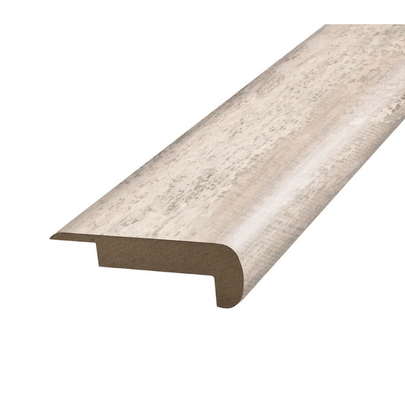 Simple Solutions Laminate Stair Nose Molding MG001180 coordinates with AR Seaside Chestnut AR903, Pergo Painted Chestnut