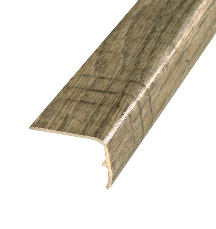 Mohawk LVP Vinyl Stair Nose Molding VSNP-03337 coordinates with Mohawk Grandwood Castle Rock