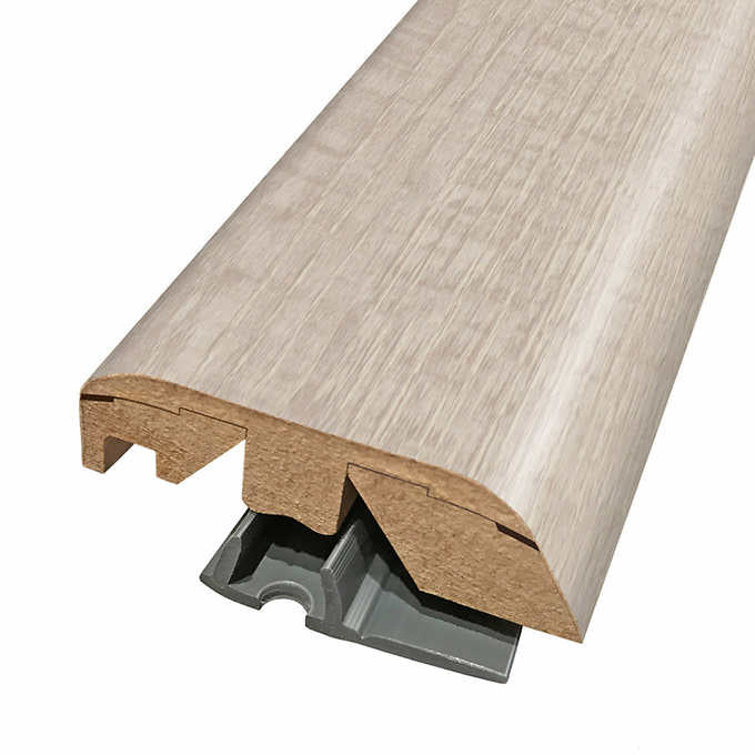 InstaForm 5-in-1 Laminate Transition Molding MINC5-04560 coordinates with Mohawk Home Whisper Creek Oak, Mohawk Home Pacific Pearl Oak, Pergo Xtra Subdued Oak