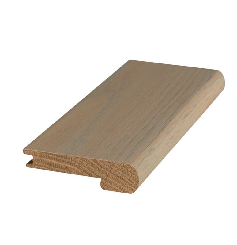 Mohawk Hardwood Flush Stair Nose Molding HFSTD-05490 coordinates with Mohawk Northaven Hearthstone Oak, Mohawk Northfield Hearthstone Oak, Portico Northland Hearthstone Oak