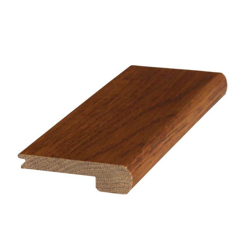Mohawk Hardwood Flush Stair Nose Molding HFSTC-05339 coordinates with Mohawk Palo Duro Oak Chestnut, Portico Adventura Oak Chestnut