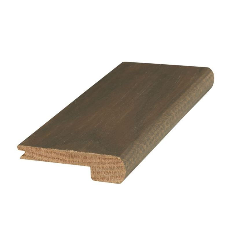 Mohawk Hardwood Flush Stair Nose Molding HFSTC-05341 coordinates with Mohawk Palo Duro Oak Graphite, Portico Adventura Oak Graphite