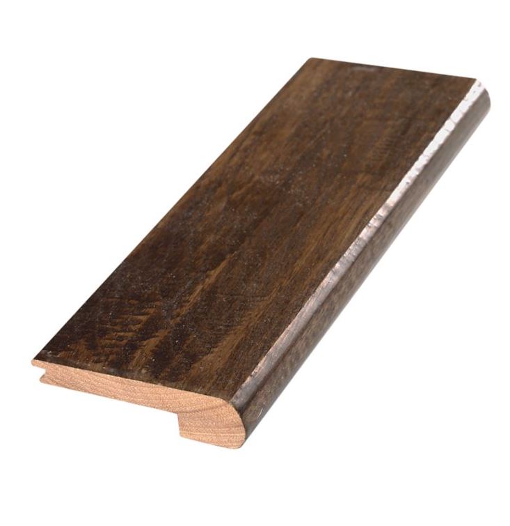 Mohawk Oak Rich Clay Hickory Hardwood Flush Stair Nose Molding HFSTC-05732 coordinates with Mohawk Cherokee Ridge Rich Clay Hickory