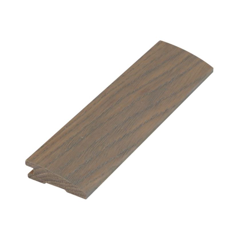 Mohawk Hardwood Reducer Molding HREDE-05604 coordinates with Mohawk Weathered Vintage Creek Bend Oak, Mohawk Weathered Vision Creek Bend Oak, Portico Weathered Vintique Creek Bend Oak