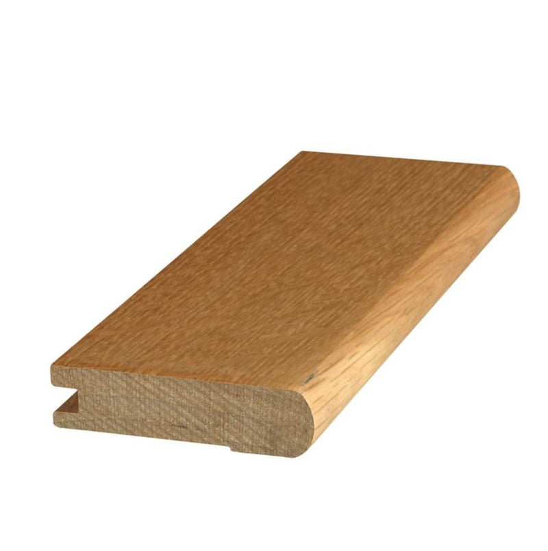 Mohawk Hardwood Flush Stair Nose Molding HFSTF-05058 coordinates with Mohawk Woodbourne White Oak Natural, Mohawk Woodleigh White Oak Natural, Portico Brevard White Oak Natural, Mohawk Oak Classic ES Special White Oak Natural, Mohawk Oak Classic ES Special White Oak Golden, Mohawk Bell Meade White Oak Natural, Mohawk Bella Rosa White Oak Natural, Portico Belverde White Oak Natural, Mohawk Rivermont White Oak Natural, Mohawk Rivara White Oak Natural, Portico Andale White Oak Natural