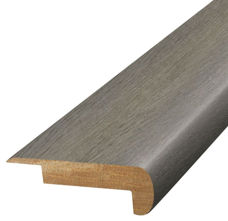 Simple Solutions Laminate Stair Nose Molding MSNP-05935 coordinates with Pergo Standout Grey Oak, HDC Disher Oak, Submarine